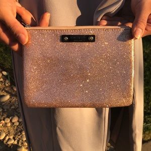 Glittery Pink Kate Spade Pouch NWOT